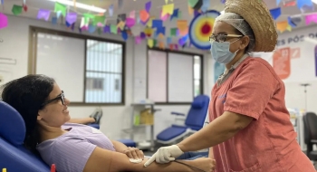 Banco de Sangue do Hugol celebra Dia do Doador de com Arraiá Solidário